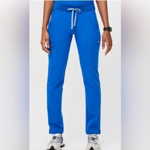 Figs Yola Skinny Royal Blue Scrub Pants, Size XS